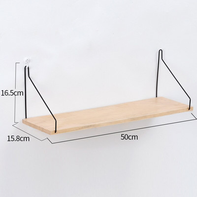 Raft de perete decorativ din lemn de modă Rafturi de perete din lemn masiv Rafturi de depozitare montate pe perete pentru decorarea bucătăriei baie