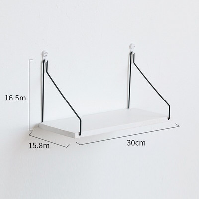 Raft de perete decorativ din lemn de modă Rafturi de perete din lemn masiv Rafturi de depozitare montate pe perete pentru decorarea bucătăriei baie