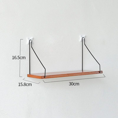 Raft de perete decorativ din lemn de modă Rafturi de perete din lemn masiv Rafturi de depozitare montate pe perete pentru decorarea bucătăriei baie