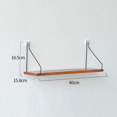Raft de perete decorativ din lemn de modă Rafturi de perete din lemn masiv Rafturi de depozitare montate pe perete pentru decorarea bucătăriei baie