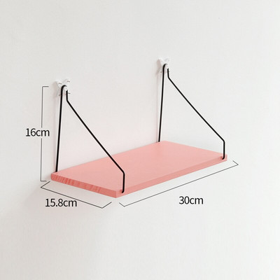 Raft de perete decorativ din lemn de modă Rafturi de perete din lemn masiv Rafturi de depozitare montate pe perete pentru decorarea bucătăriei baie