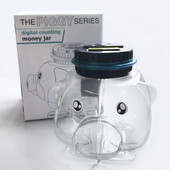 1,5 literes malacpersely pult érme elektronikus digitális LCD számláló érme pénztakarékos doboz tégely érme tároló doboz USD EURO GBP szervező