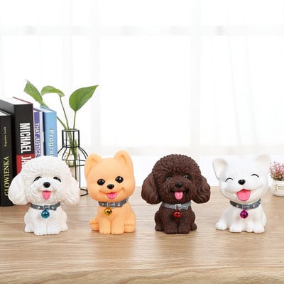 Cute Dog Piggy Bank Κουτιά χρημάτων για παιδιά Δώρο γενεθλίων Κουτί εξοικονόμησης χρημάτων Συλλεκτική θήκη αποθήκευσης για επιτραπέζια διακόσμηση Στολίδι σπιτιού