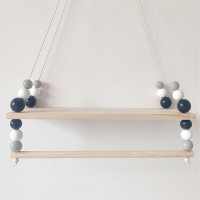 Lastetoa riiulid Puidust ujuv riiul Seinakaunistus Baby Magamistoa Sisustus Nukud Mänguasjad Vitriin Ripphoidik