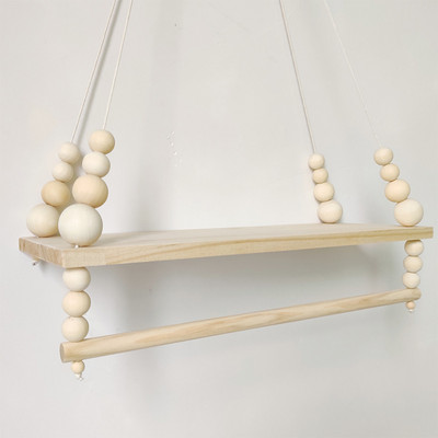 Lastetoa riiulid Puidust ujuv riiul Seinakaunistus Baby Magamistoa Sisustus Nukud Mänguasjad Vitriin Ripphoidik