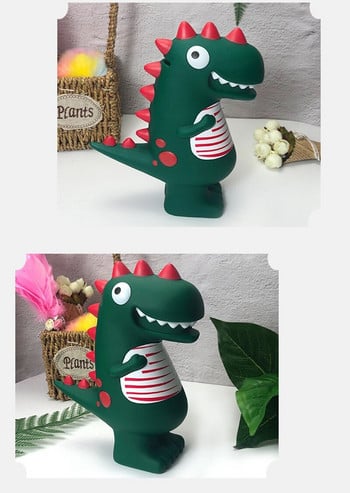 Cartoon Dragon Piggy Bank Κουτί αποθήκευσης νομισμάτων Δώρο γενεθλίων Διακόσμηση σπιτιού Κουμπαράς Παιδιά Κουμπαράς Κουμπαράς Δεινόσαυρος EM00