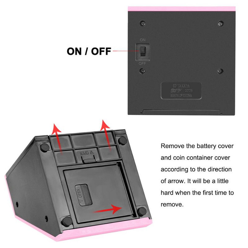 Arcpénz evődoboz bank takarékdoboz érme doboz pénz érme takarékpénztár gyerekeknek Ajándék cukorka gép lakberendezés