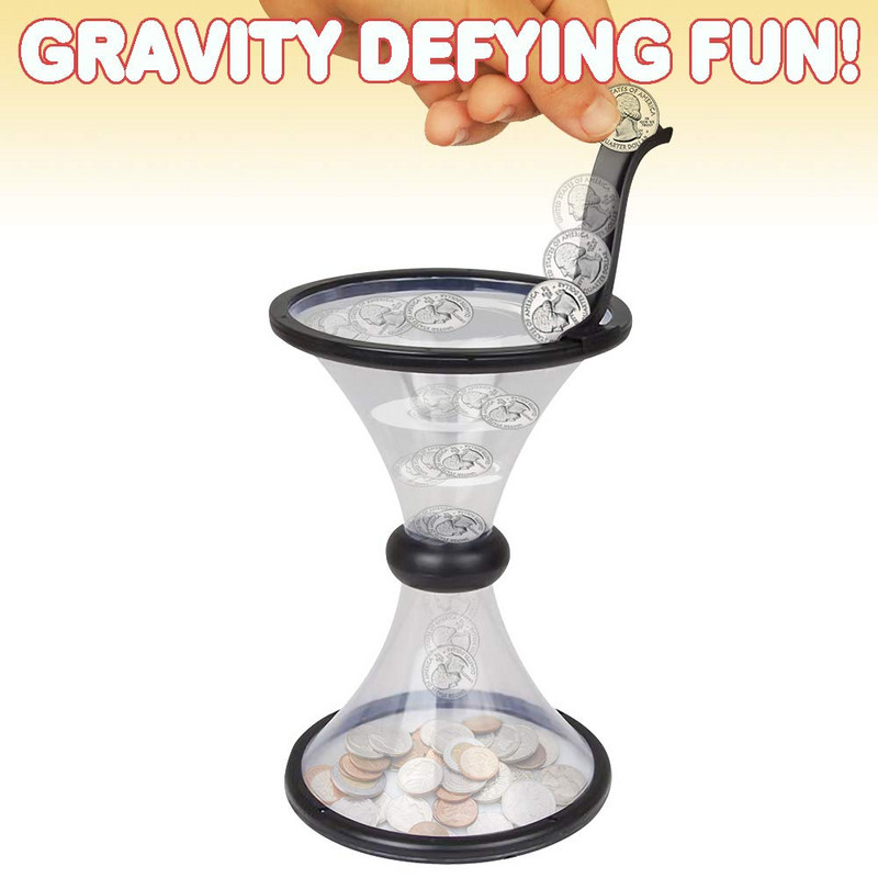 Pușculiță pentru monede Vortex de presiune Bancă de economii de bani distractivă Învârte schimbul liber Cel mai bun cadou Decor pentru birou