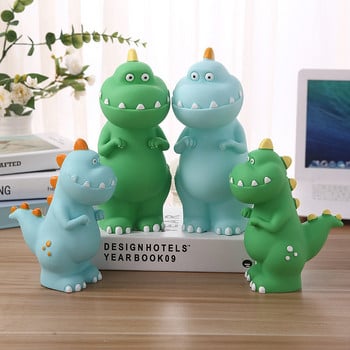 Dinosaur Piggy Bank Χαριτωμένα κινούμενα σχέδια Κουτιά εξοικονόμησης χρημάτων Δημιουργικά στολίδια Βινυλική τράπεζα κατά της πτώσης κερμάτων Δώρο παιχνιδιών για παιδιά Διακόσμηση σπιτιού