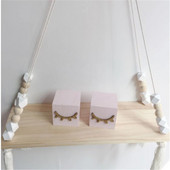 Nordic óvoda és gyerek dekoráció Otthoni tároló polc állvány falra akasztó fajáték modell baba gyerekszoba Artic otthoni kézműves dekoráció