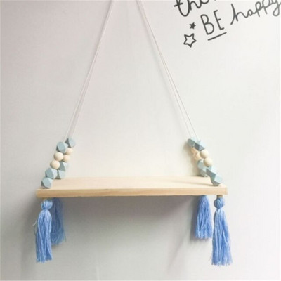 Nordic óvoda és gyerek dekoráció Otthoni tároló polc állvány falra akasztó fajáték modell baba gyerekszoba Artic otthoni kézműves dekoráció