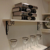 2 τμχ Χυτοσίδηρο Vintage τοίχου Τριγωνικό ράφι Στήριγμα στηριγμάτων θήκης Διακοσμητικά ράφια Χρήσιμα