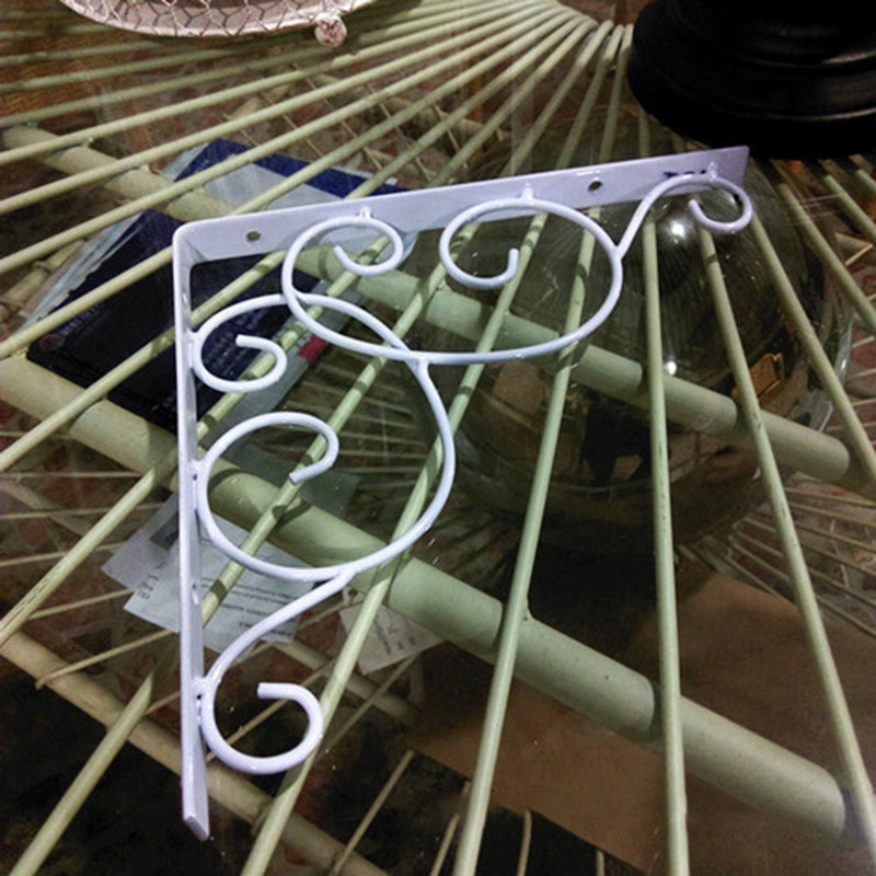 2 τμχ Χυτοσίδηρο Vintage τοίχου Τριγωνικό ράφι Στήριγμα στηριγμάτων θήκης Διακοσμητικά ράφια Χρήσιμα