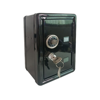 Mini dulap metalic pentru bancă de monede cu chei Seif de securitate borcan pentru economisirea banilor pentru copii