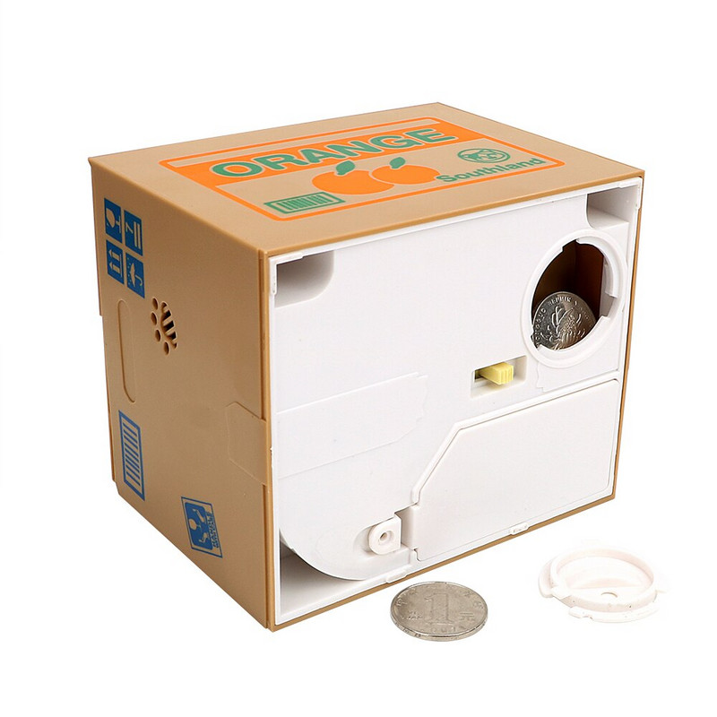 Aranyos pénzes doboz elektronikus panda macska malacpersely automata lopott érme bank ATM játék karácsonyi újévi ajándék gyerekeknek