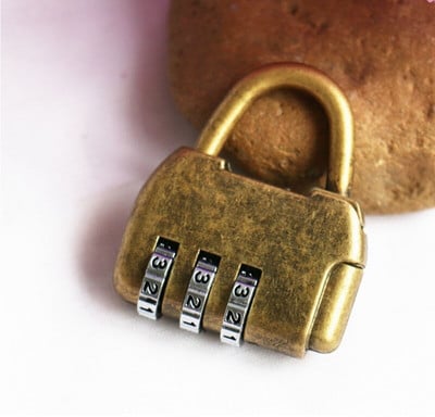 Retro medinė taupyklė, Su kodine spyna Didelės talpos banknotų ir monetų laikymo dėžutė Lobių skrynios dekoravimo dėžutė nemokamas pristatymas