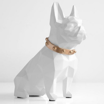 Piggy Bank figura művészi kutya pénzes doboz pot gyermek ajándék kék