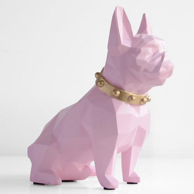 Piggy Bank figura művészi kutya pénzes doboz pot gyermek ajándék kék