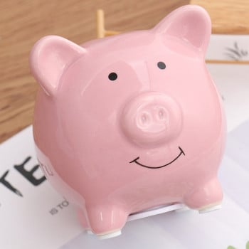 Bankpig Money Saving Box Διακοσμητικό Παιδικό Animalfigurine Αξιολάτρευτο κορίτσι Toyboypiggy Κεραμικό βάζο