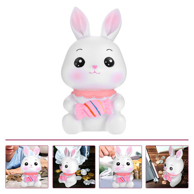 Τραπεζικά χρήματα Piggy Coin Τράπεζες Rabbit Saving Kids Box Animal Bunny Pot Cashjar Παιδικό δώρο Φιγούρα Savings S