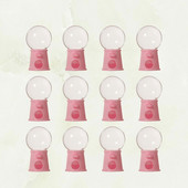 Gép cukorka-adagoló Gumball Minicatcher Kids Gumbubble Claw Vending Grabbing Party Grabber Forgatható Nuttiny nyereményjáték