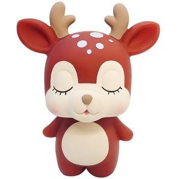 Χαριτωμένο δημιουργικό κέρμα ρητίνης Piggy Bank Cartoon Deer Piggy Bank Σαλόνι Τράπεζα Υπνοδωμάτιο Διακόσμηση επιφάνειας εργασίας Στολίδια ειδώλιο δώρο