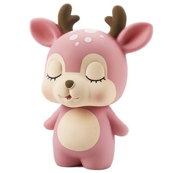 Χαριτωμένο δημιουργικό κέρμα ρητίνης Piggy Bank Cartoon Deer Piggy Bank Σαλόνι Τράπεζα Υπνοδωμάτιο Διακόσμηση επιφάνειας εργασίας Στολίδια ειδώλιο δώρο