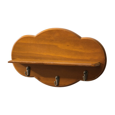 Falra akasztható táska Lebegő polc Baba Csecsemő Fürdőszoba Gyerekszoba Otthoni dekoráció Felhő alakú kampókkal Esernyő Gyermekkulcsok Játszószoba