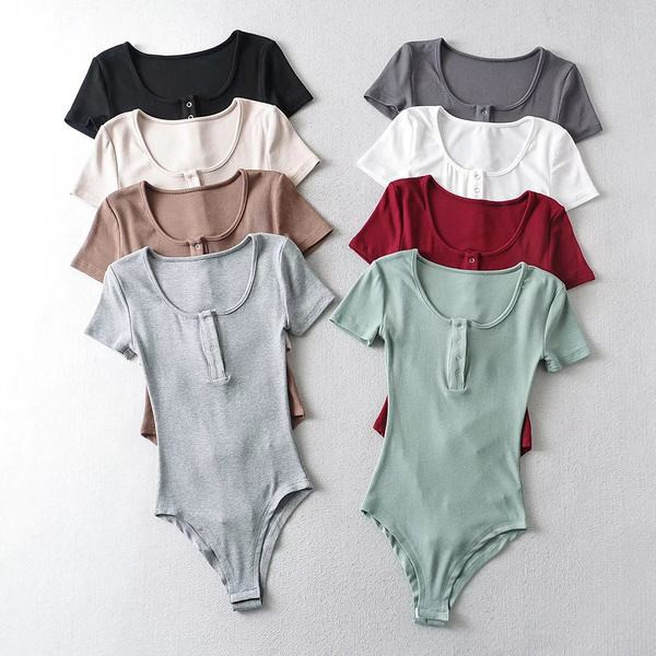 Női alkalmi rövid ujjú body