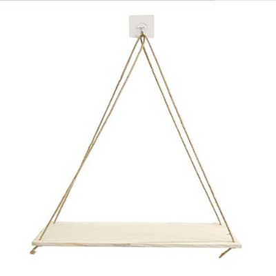 Nordijske zidne viseće police za biljke Uže za ljuljanje Plutajuće spremište Drveni stalak za vaze s biljkama Posude za cvijeće Zidni ukras sobe