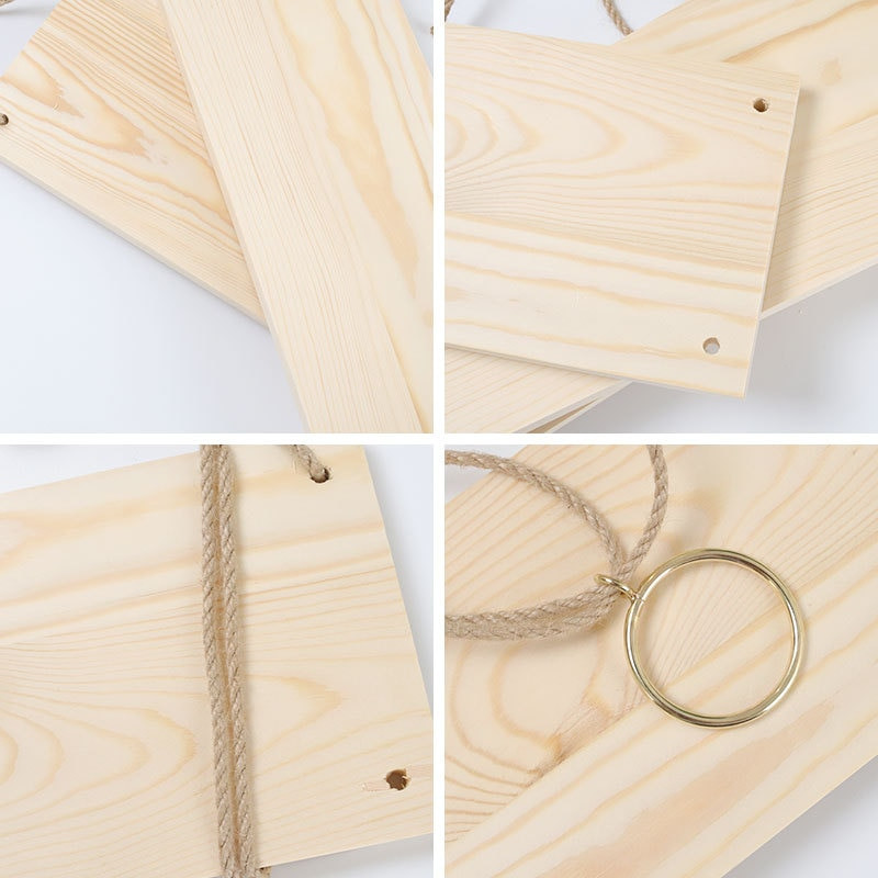 Nordijske zidne viseće police za biljke Uže za ljuljanje Plutajuće spremište Drveni stalak za vaze s biljkama Posude za cvijeće Zidni ukras sobe