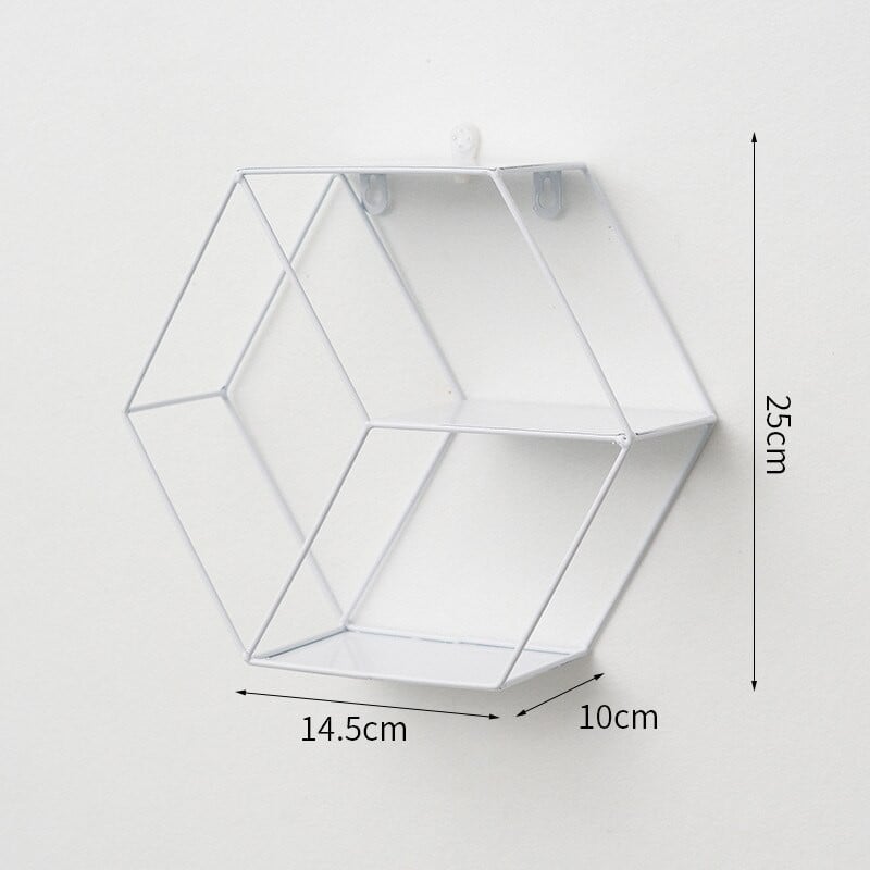 1kom metalni zidni ukras za uređenje doma Moderne police za odlaganje biljaka Dekoracija dnevnog boravka Domaćica na zidu crna