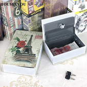 Cutie ascunsă cu blocare colorată, dicționar, carte secretă, siguranță, cutie de depozitare a banilor, numerar, bijuterii, modă nouă