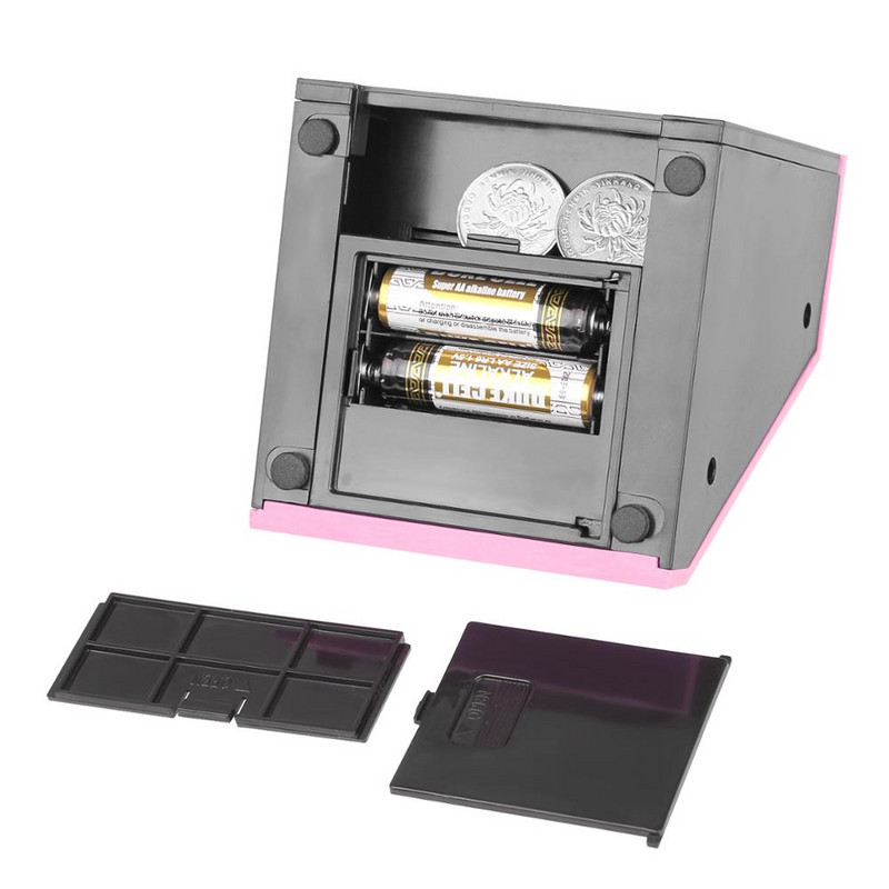 Vaikų jutiklinis monetų dėžutė Mielas veidas Bankas Pinigų seifas Piggy Banks Valgo už pinigus Taupykite kūrybiškus žaislus vaikams Kalėdų dovana