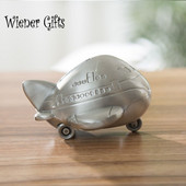 Nova metalna zračna kasica prasica u obliku zračnog aviona Štedna kasica s novčićima Dječje kasice Pokloni za uređenje doma Rođendanska štedna kutija