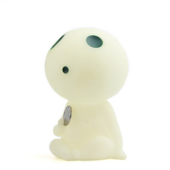 Miyazaki Princess Mononoke Kodama Tree Spirit Figures Studio Ghibli Mini Piggy Bank Toys Collection Model