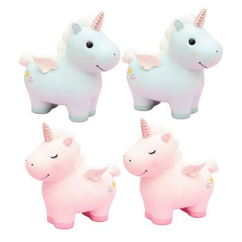 New Arrival Lovely Unicorn Ceramic Piggy Bank Κουτί αποθήκευσης νομισμάτων για παιδιά Δημιουργική γλάστρα αποταμίευσης Χριστουγεννιάτικο δώρο