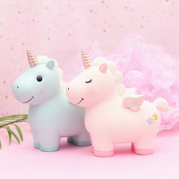 New Arrival Lovely Unicorn Ceramic Piggy Bank Κουτί αποθήκευσης νομισμάτων για παιδιά Δημιουργική γλάστρα αποταμίευσης Χριστουγεννιάτικο δώρο