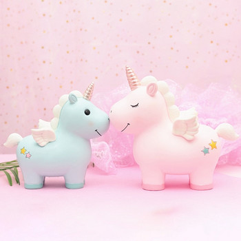 New Arrival Lovely Unicorn Ceramic Piggy Bank Κουτί αποθήκευσης νομισμάτων για παιδιά Δημιουργική γλάστρα αποταμίευσης Χριστουγεννιάτικο δώρο