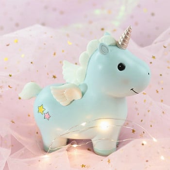 New Arrival Lovely Unicorn Ceramic Piggy Bank Κουτί αποθήκευσης νομισμάτων για παιδιά Δημιουργική γλάστρα αποταμίευσης Χριστουγεννιάτικο δώρο