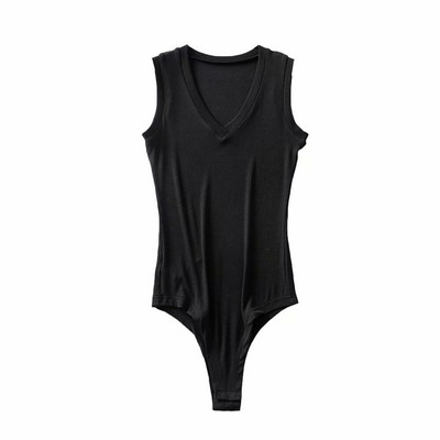Női V-nyakú body