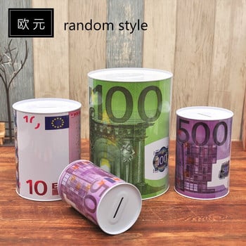 Creative Large Piggy Bank Money Jar Bank Χρηματοκιβώτιο Χρηματοκιβώτιο Μεταλλικός μετρητής Συλλέκτης Παιδιά Spaarpot Decor FP005