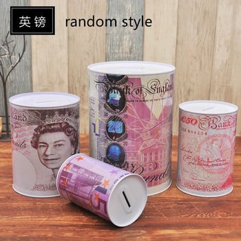 Creative Large Piggy Bank Money Jar Bank Χρηματοκιβώτιο Χρηματοκιβώτιο Μεταλλικός μετρητής Συλλέκτης Παιδιά Spaarpot Decor FP005