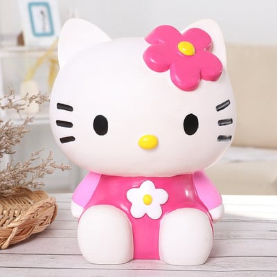 Hello Kitty Piggy Bank for Kids Creative Piggy Bank Cute fashion κούκλα βινυλίου Χρήματα χρηματοκιβώτιο χρηματοκιβώτιο κερμάτων Τράπεζα για κορίτσια