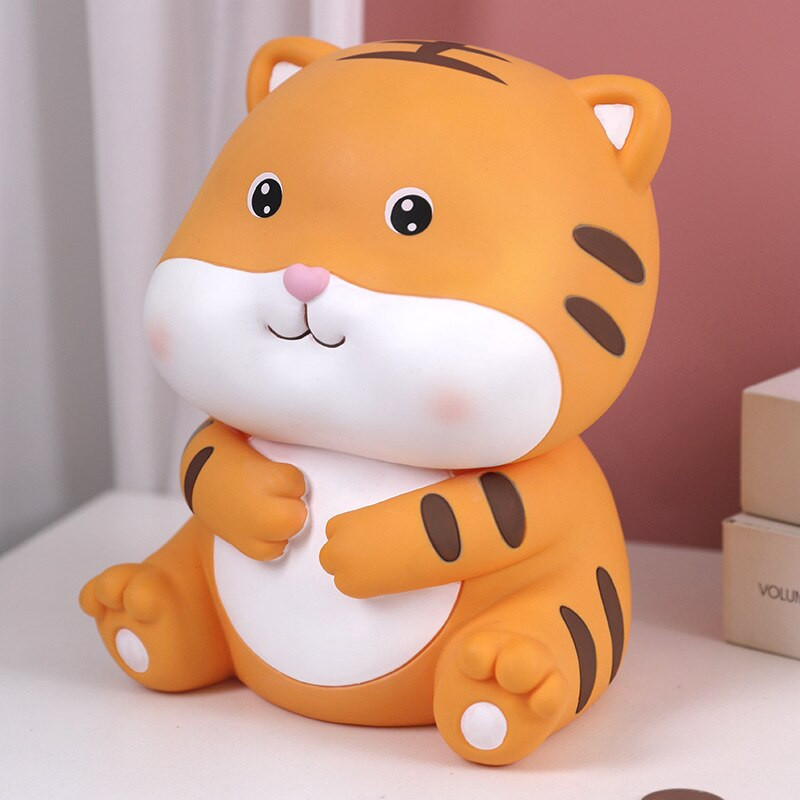 A tigris új éve malacpersely Rajzfilm Kövér tigris malacpersely Pénzdoboz Nappali Hálószoba Asztali díszek