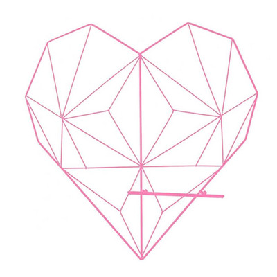 Širdies formos „pasidaryk pats“ paveikslėlio pakabinamas rėmelis, išmetimas!!