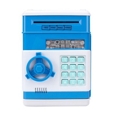 Elektronikus malacpersely ATM Jelszó Pénzdoboz Készpénz Érmék Takarékdoboz ATM bankgép széf Automata befizetés gyerekeknek karácsonyi ajándék