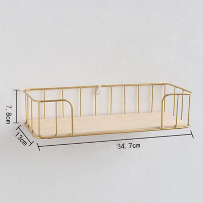 1db fekete horgok vaskeretes tároló állvány Egyszerű fali polc díszek fából készült szoba dekoráció otthoni dekoráció stílusa házőrző