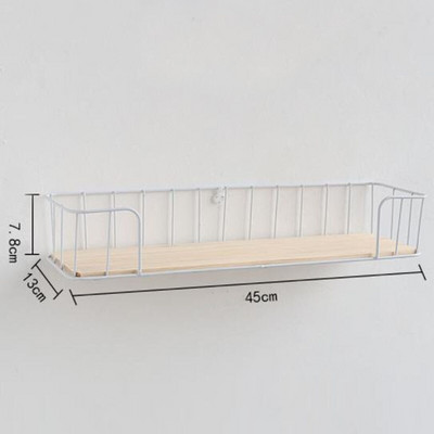 1db fekete horgok vaskeretes tároló állvány Egyszerű fali polc díszek fából készült szoba dekoráció otthoni dekoráció stílusa házőrző