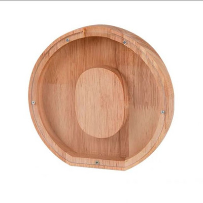 Douăzeci și șase de alfabet englezesc Pușculiță Monede din lemn Cutie de economisire a banilor Borcane Cutie de depozitare pentru monede Ornament de birou Artizanat